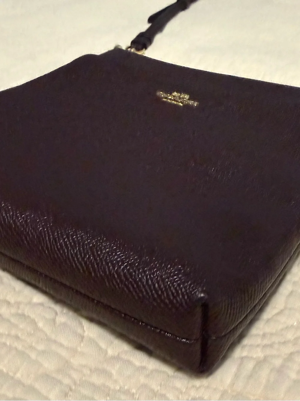 Coach “Kitt” Messenger Crossbody Bag in Oxblood Crossgrain Leather! Like New! - Picture 5 of 14